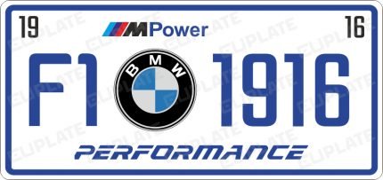 15x30 cm Araba Logoları, Dekortaif Metal Plaka -BMW 3